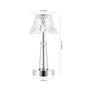 Madelyn 11.5" Bohemian Classic Acrylic Rechargeable Integrated LED Table Lamp - JONATHAN Y